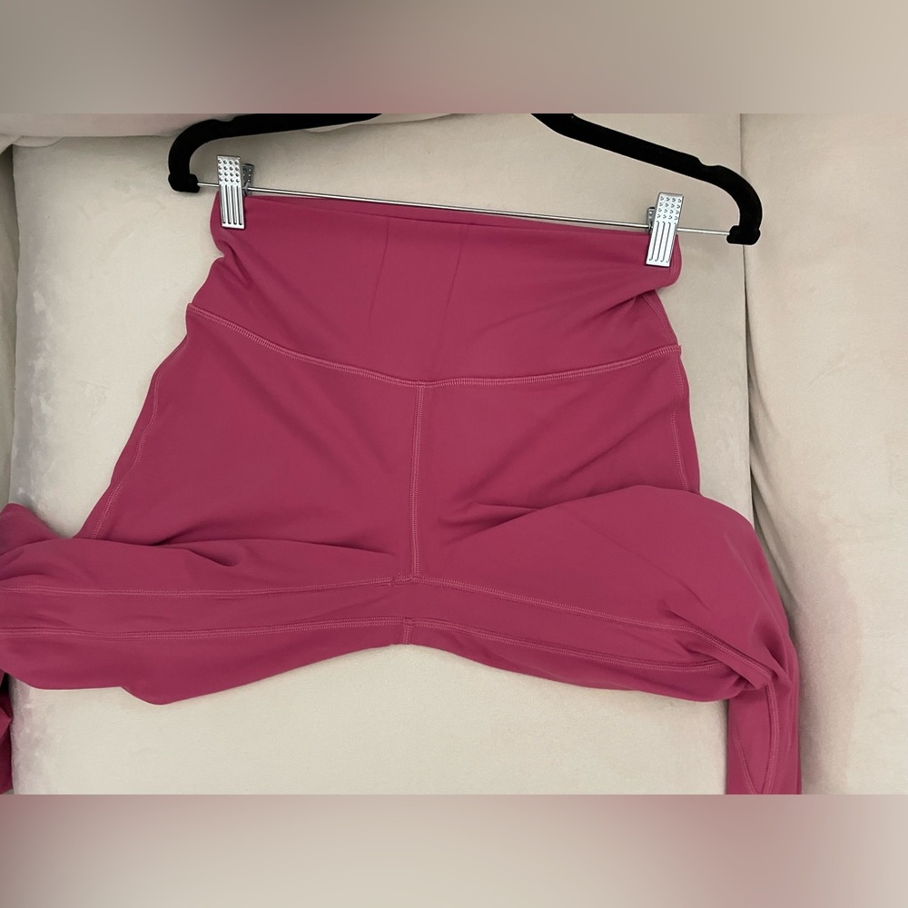Lululemon Align High Rise Crop 21” Pink Lychee Size 8 - Picture 8 of 11